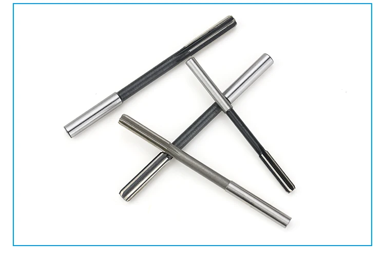 High Speed Manufacturer Router CNC Carbide Tip Tungsten Straight Shank 6 Flute Spiral Flute Center Chamfer Reamers