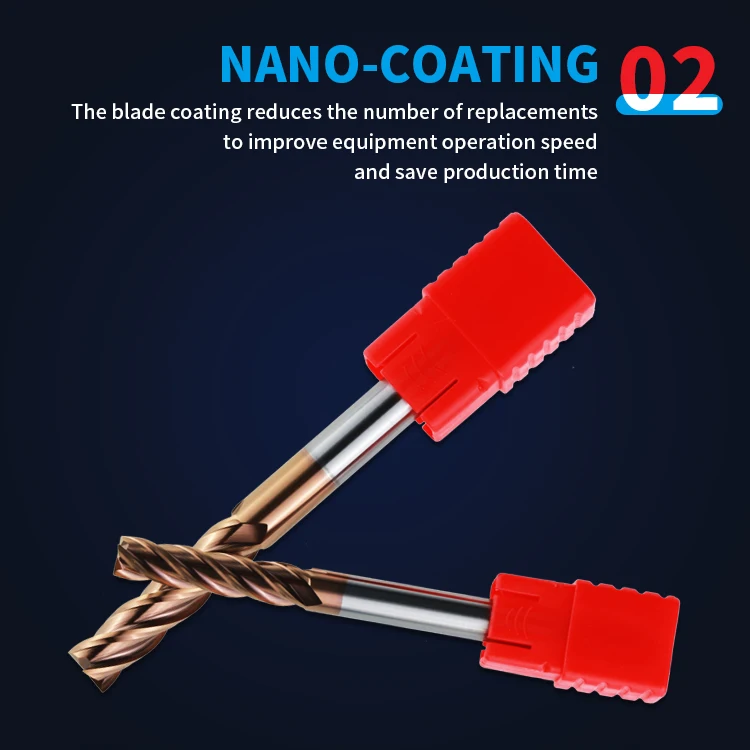 4 Flute Solid Tungsten Carbide Milling Cutter Cnc End Mill for Stainless Steel