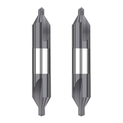 Carbide Tungsten Steel Center Bit Double Head Hard A-coated Fixed Core Drill 60 Degree Long Steel Point Drill