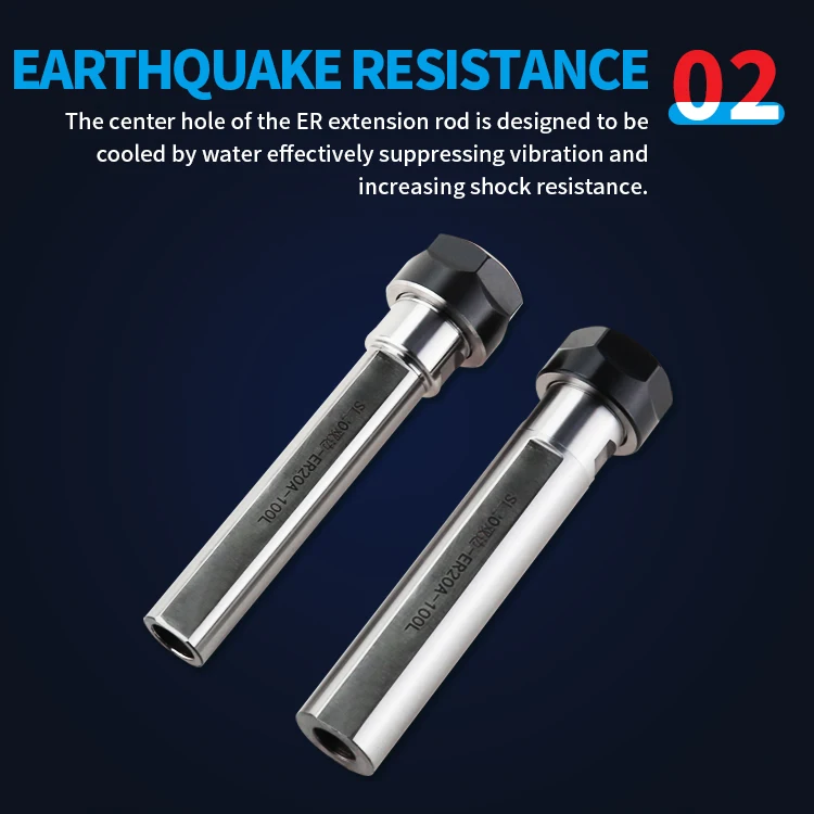 High Precision Tool Holder ER Collet Extension Rod for CNC Machine