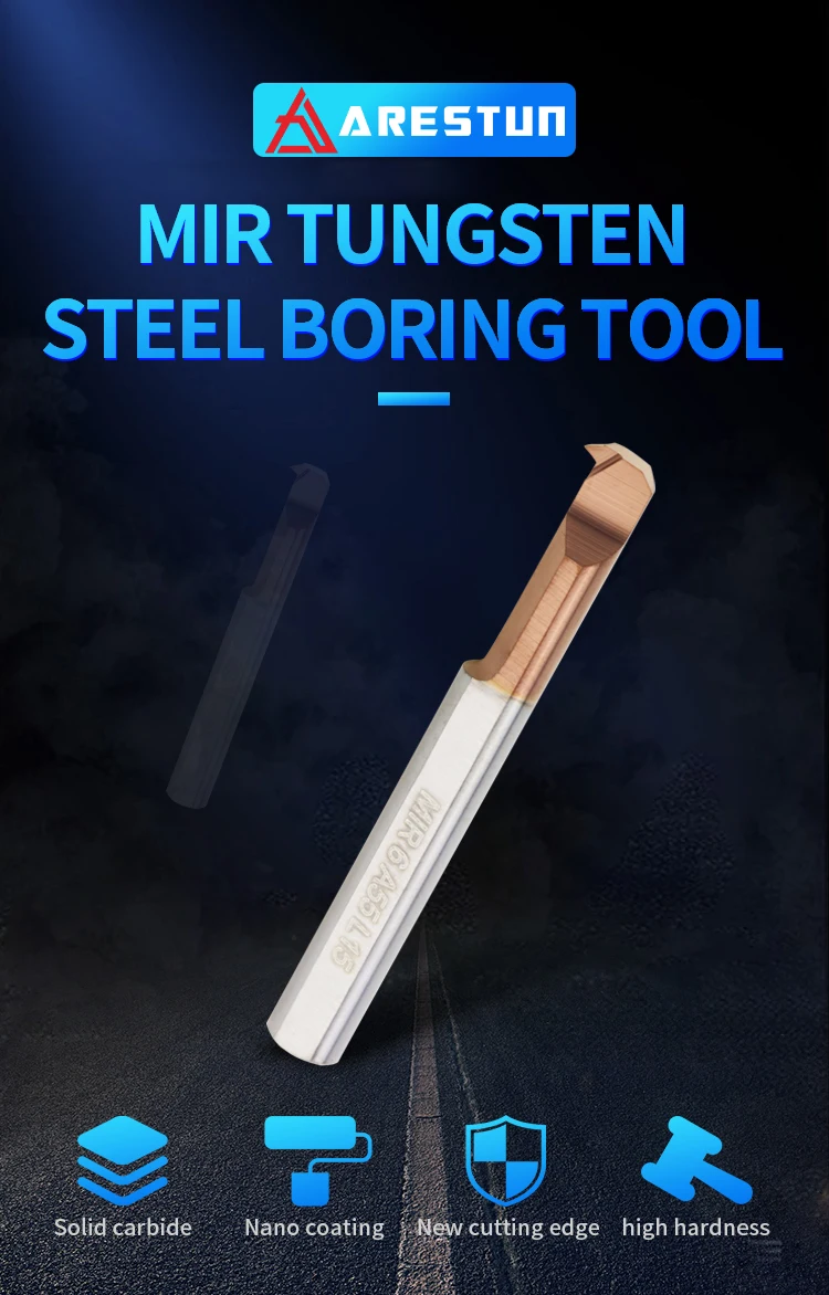 MIR Tool bar Small Diameter Stainless Steel Boring Tool Inner Hole Tungsten Steel Tool bar Alloy Forming