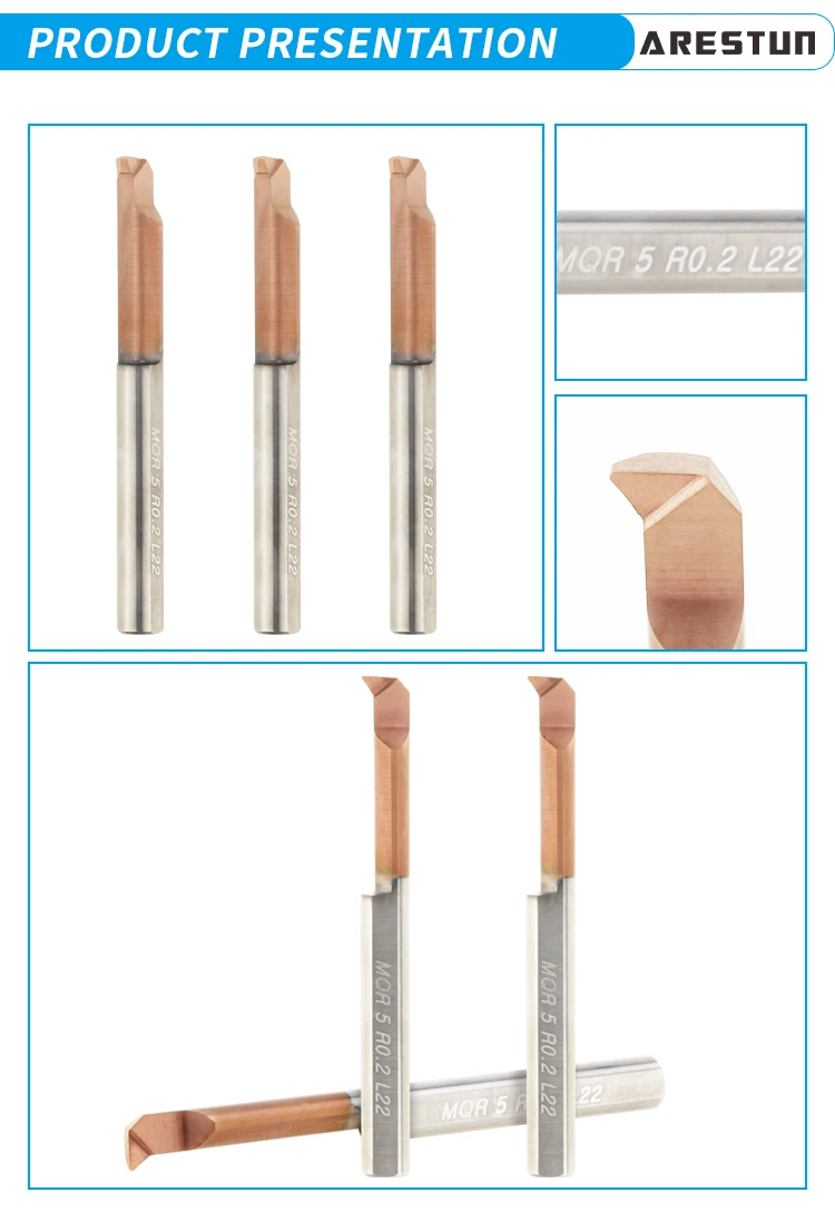 MQR Tool bar Small Diameter Stainless Steel Boring Tool Inner Hole Tungsten Steel Tool bar Alloy Forming