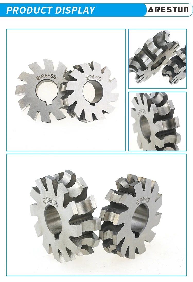 HSS M2 R12 Half Round Concave Convex Milling Cutter
