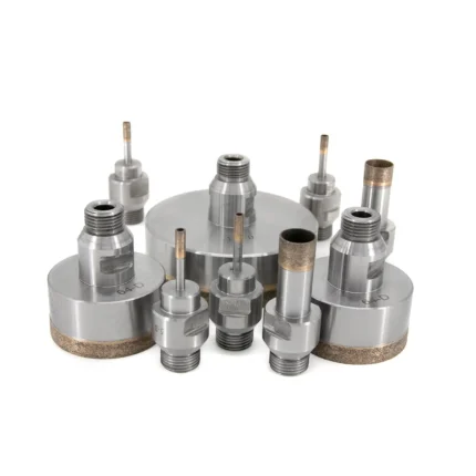 High Quality 40 mm Thread Shank Glass Drill Bit Tile Ceramic Sintered 10 Core