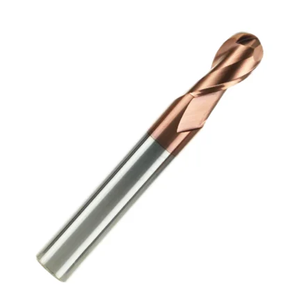 55 Degrees Tungsten Steel Milling Cutter Ball Cutter 2 - Edge Super Hard Carbide Milling Cutter Ball Nose End Mill Reamer Tool