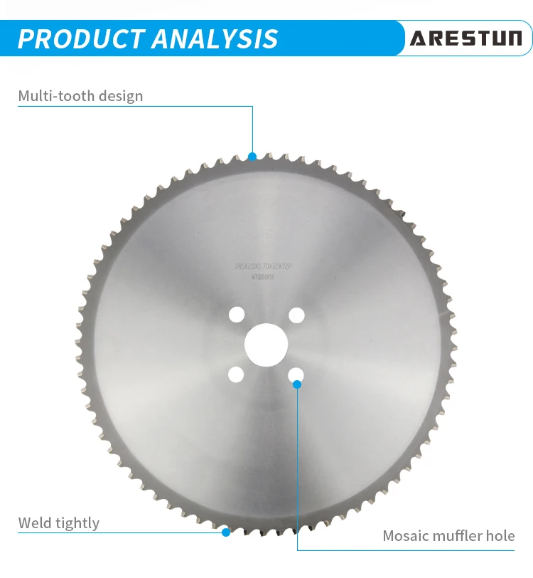 Metal Cutting Circular Saw Blades for Metal Saw Cutting Machine