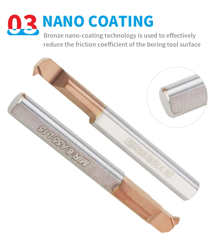 MGR Tool bar Small Diameter Stainless Steel Boring Tool Inner Hole Tungsten Steel Tool bar Alloy Forming
