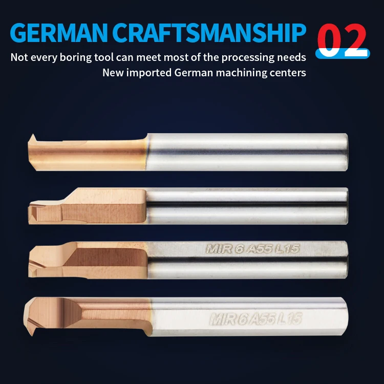 MGR Tool bar Small Diameter Stainless Steel Boring Tool Inner Hole Tungsten Steel Tool bar Alloy Forming