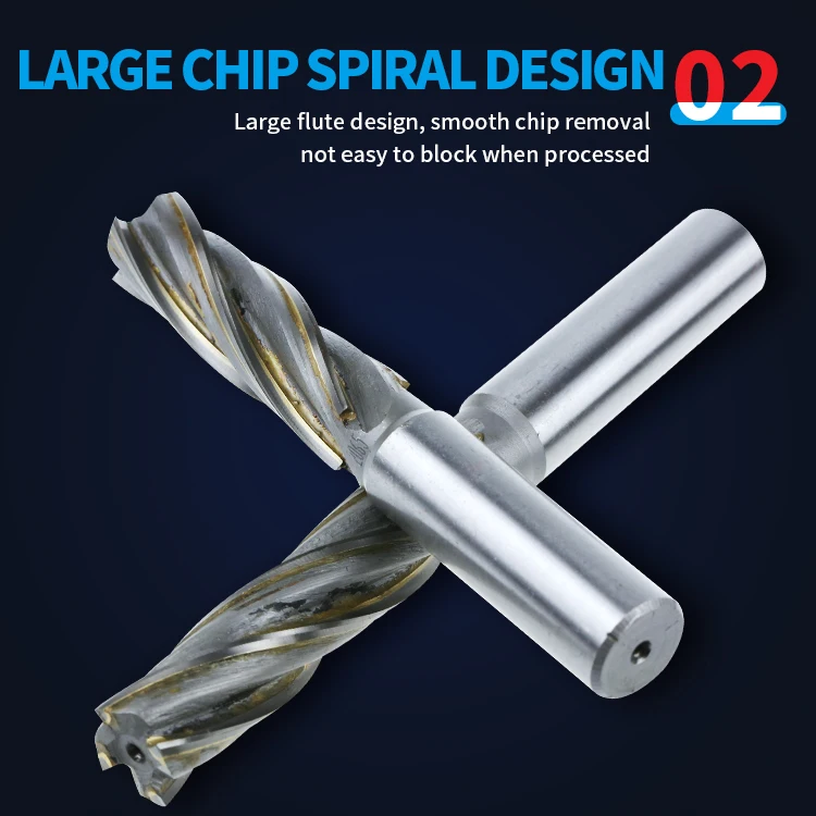 Tungsten Steel Spiral End Mill Customizable YW2 Inlaid Alloy Milling Cutter Welding Carbide Spiral Milling Cutter Tool