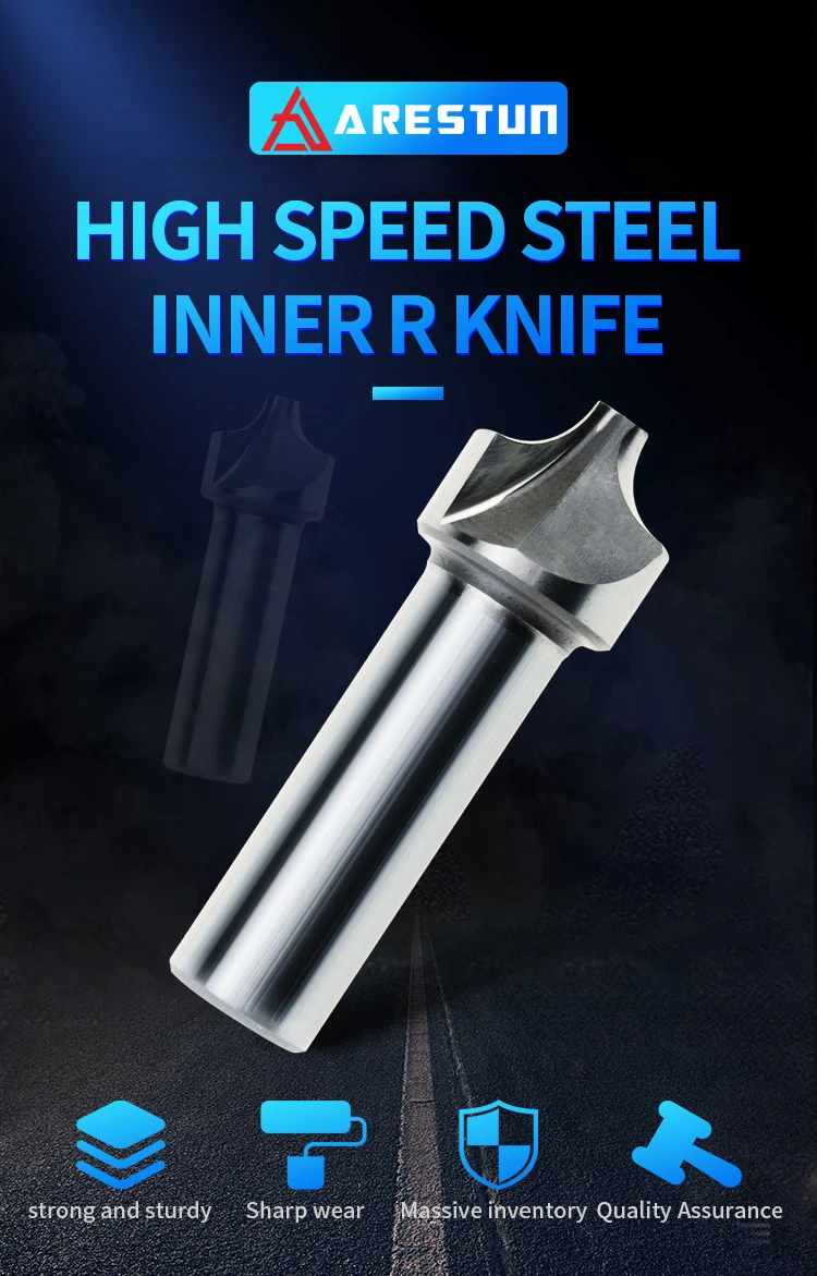 Corner Rounding End Mill HSS R Angle Fillet Radius Quarter Circle Cutter R1-R12