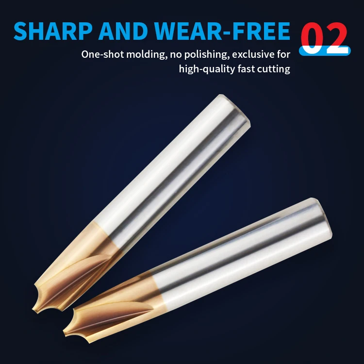 Carbide Corner Radius End Mill Internal R Knife/Tool Chamfering Milling Cutter