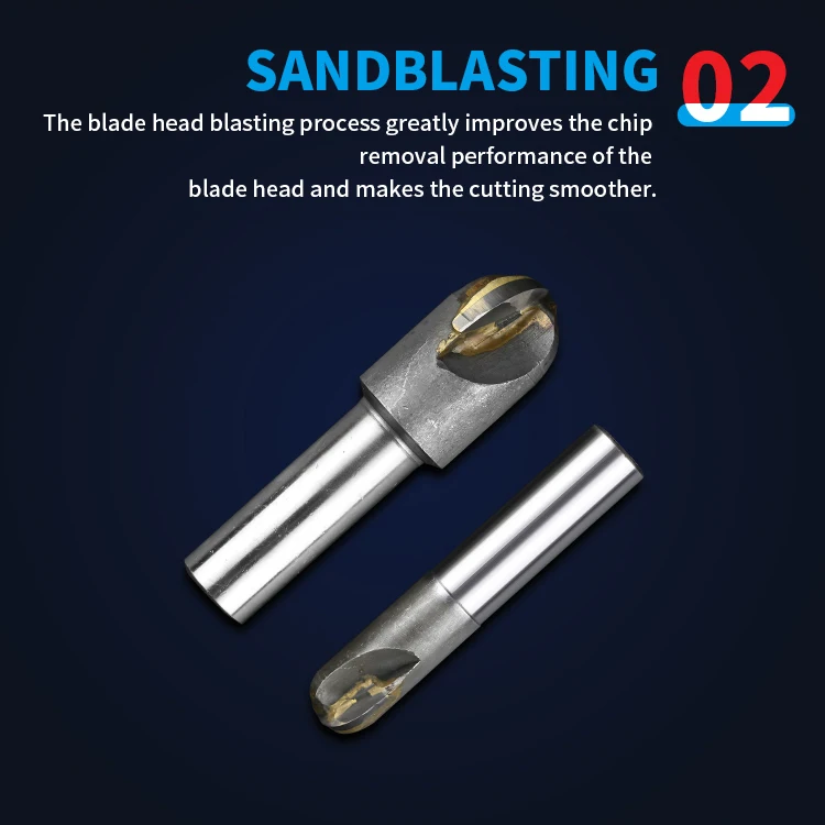 Cutting Tools Diamond Milling Cutter Pcd Ball Nose End Mill