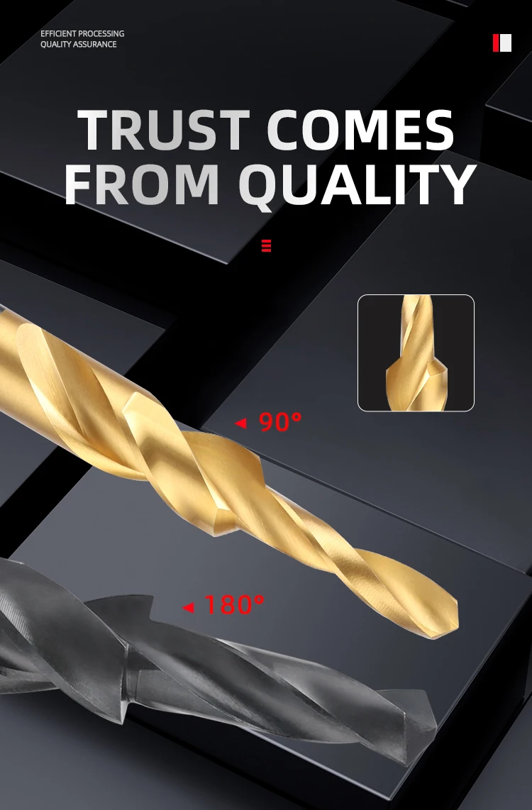 Custom Tungsten Steel Step Drill Carbide Step Twist Drill Multi-stage Non-standard Left Hss Co Drill Bits Coating