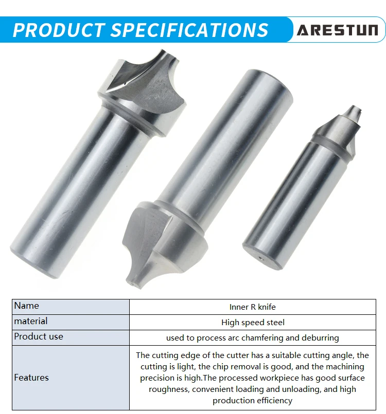 Corner Rounding End Mill HSS R Angle Fillet Radius Quarter Circle Cutter R1-R12