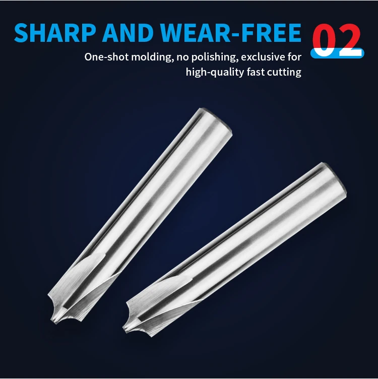 High Quality Safety Milling Cutters Solid Carbide End Mill With Tungsten Steel Inner R Milling Cutter D4/D6/D8/D10/D12