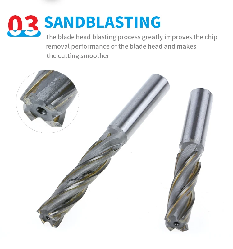 Tungsten Steel Spiral End Mill Customizable YW2 Inlaid Alloy Milling Cutter Welding Carbide Spiral Milling Cutter Tool