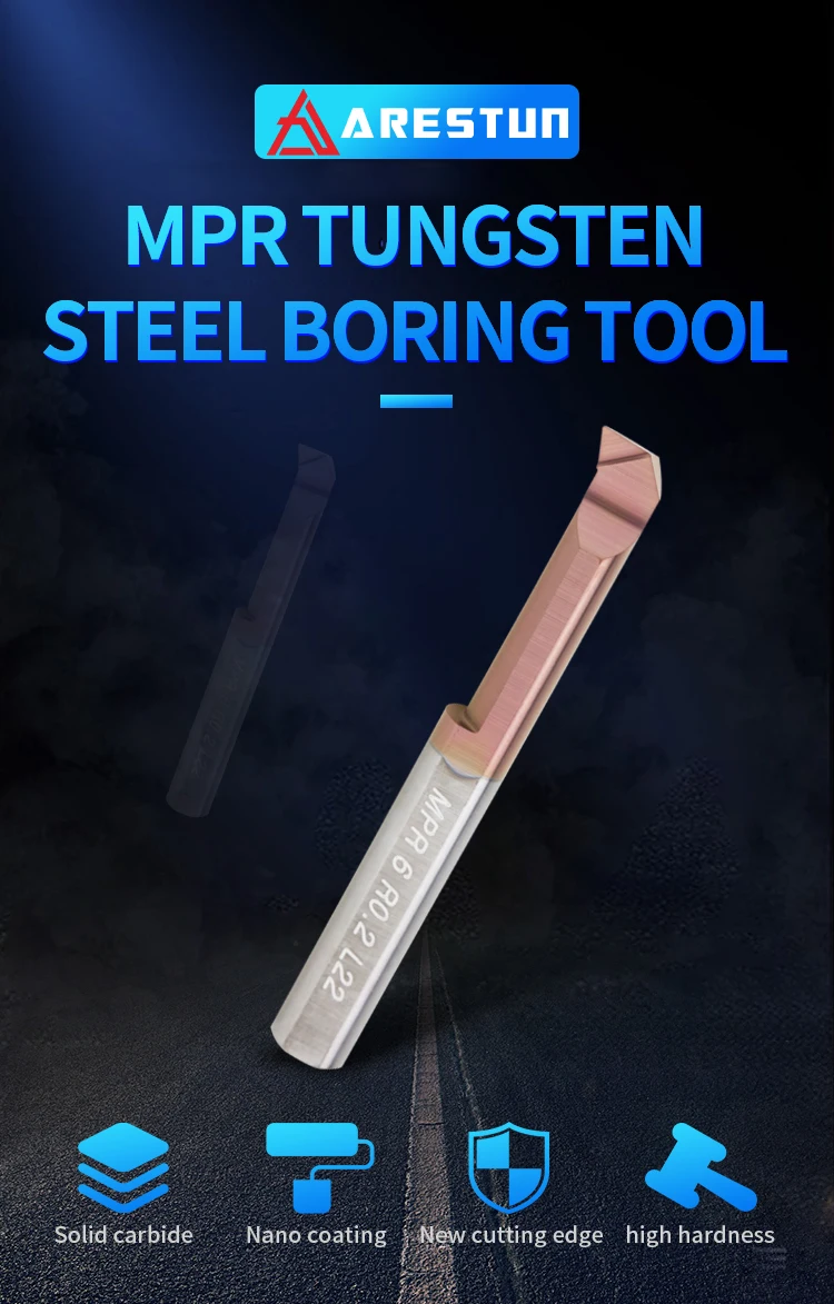 MPR Tool bar Small Diameter Stainless Steel Boring Tool Inner Hole Tungsten Steel Tool bar Alloy Forming