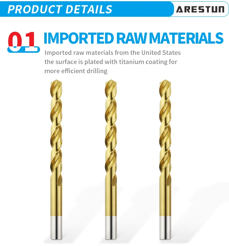 HSS Drill Bits Cast Iron Cobalt Aluminum Metal Tool Twist Drill Bit for Stainless Steel Metal Drilling