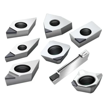 VCGT160402 Insert PCD Aluminum Alloy End Mill Tool Carbide CBN Turning Lathe with OEM Customization