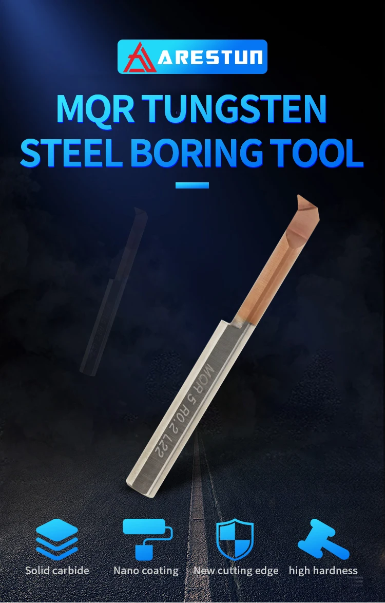 MQR Tool bar Small Diameter Stainless Steel Boring Tool Inner Hole Tungsten Steel Tool bar Alloy Forming